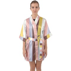 Dolly Quarter Sleeve Kimono Robe by snowwhitegirl