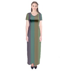 Rainy Woods Short Sleeve Maxi Dress by snowwhitegirl