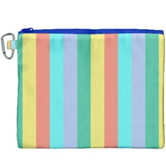 Summer Stripes Canvas Cosmetic Bag (xxxl)