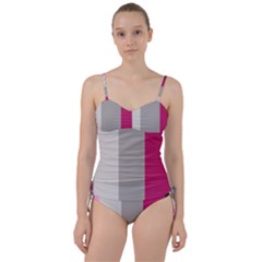 Laura Lines Sweetheart Tankini Set