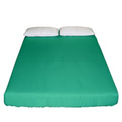 Seafoamy Green Fitted Sheet (king Size) by snowwhitegirl