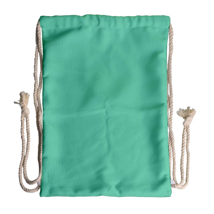Seafoamy Green Drawstring Bag (Large)