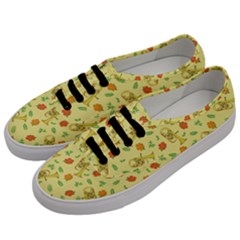 Tuba And Flower Pattern Men s Classic Low Top Sneakers by berwies