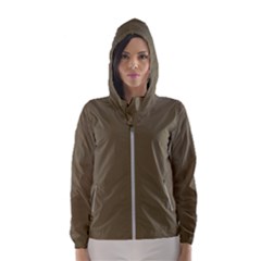 Rainy Brown Hooded Wind Breaker (women)