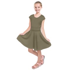 Rainy Brown Kids  Short Sleeve Dress by snowwhitegirl