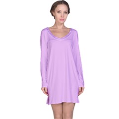 Baby Purple Long Sleeve Nightdress by snowwhitegirl