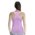 Pink Flowers Racer Back Sports Top View2