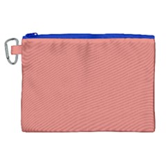 Late Peach Canvas Cosmetic Bag (xl) by snowwhitegirl