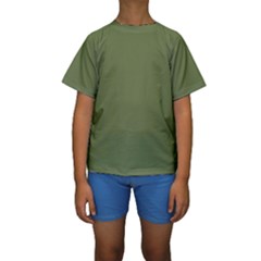 Earth Green Kids  Short Sleeve Swimwear