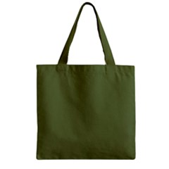 Earth Green Zipper Grocery Tote Bag by snowwhitegirl
