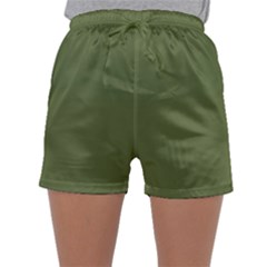 Earth Green Sleepwear Shorts by snowwhitegirl