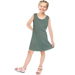 Army Green Kids  Tunic Dress