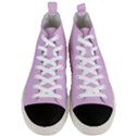 Lilac Star Men s Mid-Top Canvas Sneakers View1