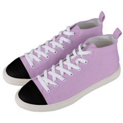 Lilac Star Men s Mid-top Canvas Sneakers by snowwhitegirl