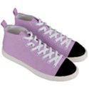 Lilac Star Men s Mid-Top Canvas Sneakers View3