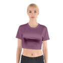 Medium Grape Cotton Crop Top View1