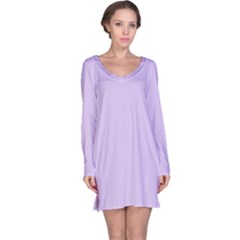 Baby Lilac Long Sleeve Nightdress by snowwhitegirl