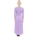 Lilac Morning Quarter Sleeve Wrap Maxi Dress View2