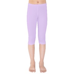 Lilac Morning Kids  Capri Leggings  by snowwhitegirl