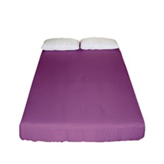 Silly Purple Fitted Sheet (full/ Double Size) by snowwhitegirl