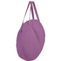 Silly Purple Giant Round Zipper Tote View3