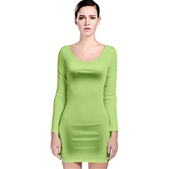 Minty Long Sleeve Bodycon Dress by snowwhitegirl