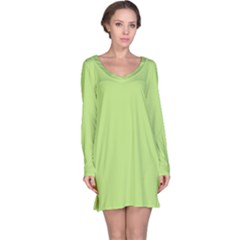 Minty Long Sleeve Nightdress by snowwhitegirl