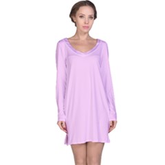 Soft Pink Long Sleeve Nightdress by snowwhitegirl
