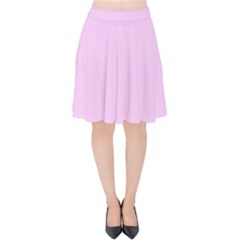 Soft Pink Velvet High Waist Skirt by snowwhitegirl