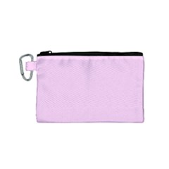 Soft Pink Canvas Cosmetic Bag (small)