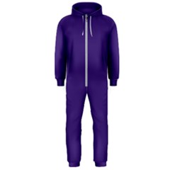 Dark Grape Purple Hooded Jumpsuit (men) 