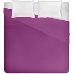 Grape Purple Duvet Cover Double Side (king Size)