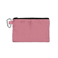 Pink Mauve Canvas Cosmetic Bag (small)