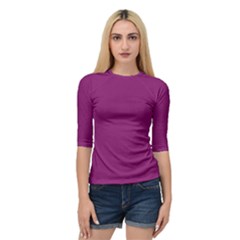 Grape Juice Quarter Sleeve Raglan Tee