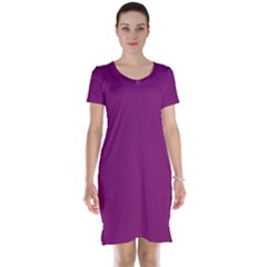 Grape Juice Short Sleeve Nightdress