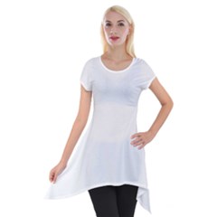 Dove Short Sleeve Side Drop Tunic by snowwhitegirl