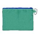 Teal Ocean Canvas Cosmetic Bag (XL) View2