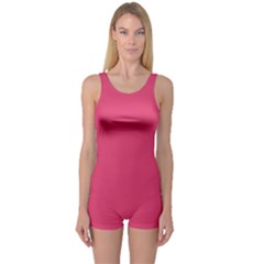 Rosey Day One Piece Boyleg Swimsuit by snowwhitegirl