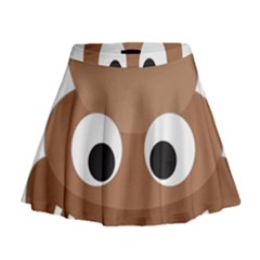 Poo Happens Mini Flare Skirt by Vitalitee