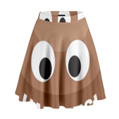 Poo Happens High Waist Skirt