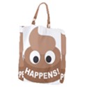 Poo Happens Giant Grocery Zipper Tote View1