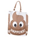 Poo Happens Giant Grocery Zipper Tote View2