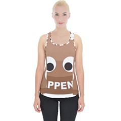 Poo Happens Piece Up Tank Top by Vitalitee