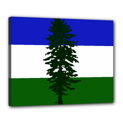 Flag Of Cascadia Canvas 20  X 16  by abbeyz71