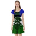 Flag of Cascadia Short Sleeve Skater Dress View1