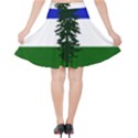 Flag of Cascadia Velvet High Waist Skirt View2