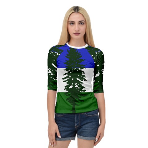 Flag Of Cascadia Quarter Sleeve Raglan Tee by abbeyz71