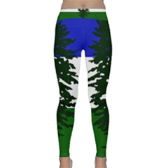 Flag Of Cascadia Classic Yoga Leggings by abbeyz71