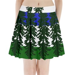 Flag Of Cascadia Pleated Mini Skirt by abbeyz71