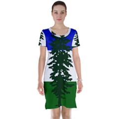 Flag Of Cascadia Short Sleeve Nightdress by abbeyz71